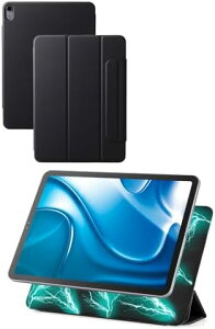 �y�|�C���g2�{�z �y�N�[�|���t�z ipad Air 11�C���` �P�[�X (M2) 2024�N���f�� �A ipad Air ��5,4���� �y�� �X���� �}�O�l�b�g�z�� 2�̊p�x���߉\ �u���b�N TBWA20MWVPFBKN
