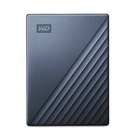 【200円引クーポン付】 HDD WD ポータブルHDD 5TB USB Type-C ブルー My Passport Ultra 暗号化 パスワード保護 外付けハードディスク 送料無料