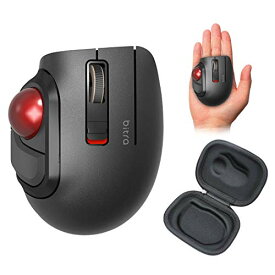 【200円引クーポン付】 エレコム マウス Bluetooth (iOS対応) トラックボール Sサイズ 小型 親指 5ボタン 静音 ブラック 送料無料