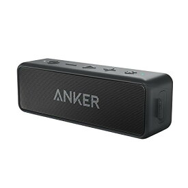 【1000円引クーポン付】 アンカー Anker Soundcore 2 (12W Bluetooth 5 スピーカー / IPX7防水規格 / デュアルドライバー/マイク内蔵】(ブラック) 送料無料