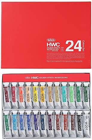 ホルベイン 透明水彩絵具 24色セットの通販・価格比較 - 価格.com