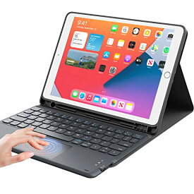 【200円引クーポン付】 iPad 8世代 キーボード ケース タッチパッド付き アイパッド ipad 10.2 キーボード 送料無料