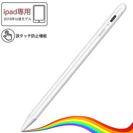 【200円引クーポン付】 Mixoo タッチペン iPadペン スタイラスペン ipadペンシル アイパッド 極細 2個交換ペン先 誤作動防止 自動オフUSBC急速充電 送料無料