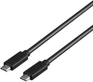 �y�|�C���g2�{�z �y�N�[�|���t�z �o�b�t�@���[ BUFFALO USB4Gen3×2�Ή��P�[�u�� Type-CtoC 0.8m �u���b�N ��������
