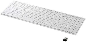 【ポイント2倍】 【300円引クーポン付】 バッファロー 2.4GHz 無線 コンパクト キーボード PC/Windows/Mac 対応 リモート テレワーク 在宅 ホワイト 送料無料