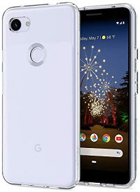 【200円引クーポン付】 Spigen Google Pixel 3a ケース TPU ソフトケース 全面 クリア 衝撃 シュピゲン 吸収 カメラ保護 スクリーン保護 指紋防止 にじみ防止 薄型 軽量 リキッド・クリスタル F23CS25961 (クリスタル・クリア) 送料無料