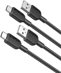 y|Cg2{z 2{ZbgAnker 310 ϋviC USB-C & USB-A P[u USB 2.0 tXs[h[d Galaxy 