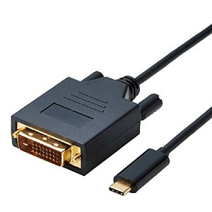 GR ϊP[u USBC DVI 1.0m ubN CAC-CDVI10BK 