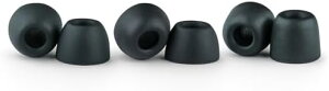 �y�N�[�|���t�z�ᔽ���f�� �����p IEM �C���[�`�b�v �[���n�C�U�[ Bang Olufsen Sony�ȂǗp �m�C�Y�A�C�\���[�V�����A���ɂ̉��K���A���S�ȃt�B�b�g | �o���G�e�B �u���b�N S (3�y�A)