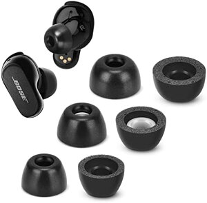 �y�N�[�|���t�zBose QuietComfort Earbuds II & Ultra�C���z���p�ᔽ���f�ރ`�b�v �V���R���C���[�`�b�v���ɂ��Ȃ�Ȃ� ����~�ߌ����p�C���[�`�b�v �[�d�P�[�X�Ƀt�B�b�g�A�m�C�Y�̒ጸ�A3�y�A (S/M/