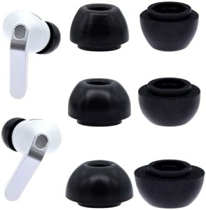 �y�N�[�|���t�z�����p�C���[�`�b�v Samsung Galaxy Buds4 Pro(2026)�p �ᔽ���f�ރC���z���`�b�v Samsung Galaxy Buds3 Pro(Buds3 FE��Ή�) 3�y�A (S/M/L) (�u���b�N)