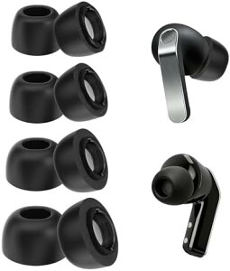 �y�N�[�|���t�z4�y�A �ᔽ���f�� �C���[�`�b�v Samsung Galaxy Buds 3 Pro/Galaxy Buds 4 Pro�p �m�C�Y�L�����Z�����O�������[�t�H�[���C���[�����p�C���[�`�b�v �h�o�l�b�g�t�� ���K �����p (�u���b�N, 