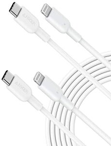 y300~N[|tz AJ[ Anker PowerLine II USB-C & CgjOP[u 3.0m 2{Zbg MFiF PDΉ iPhone 13 / 13 Pro / 12 / SE(3) eΉ (zCg) 