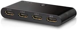 【200円引クーポン付】 エレコム HDMI切替器 自動切替機能 Switch動作確認済み】 3入力1出力 2K(1080p) HDMIケーブル付属(1m) DH-SW31BK/E 送料無料