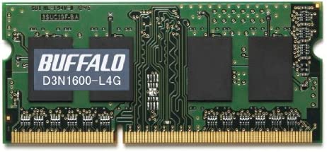 【ポイント２倍】 【引クーポン付】 BUFFALO PC3L-12800対応 204PIN DDR3 SDRAM 4GB D3N1600-L4G 送料無料のサムネイル