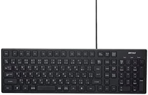 obt@[ BUFFALO USBڑ LX^CbVL[{[h ubN BSKBU15BK 