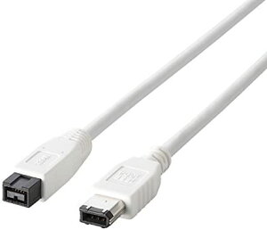 �y�|�C���g2�{�z �y200�~���N�[�|���t�z �G���R�� FireWire�P�[�u�� (IEEE1394b 9pin to 6pin) 1m IE-961WH ��������