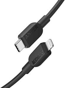 yX[p[SALEz Anker 310 USB-C & CgjO P[u MFiF iPhone 14 / 14 Pro Max / 14 Plus / 13 / 13 Pro / 12 / 11 / X / XS / XR / 8 Plus eΉ (0.9m ubN)