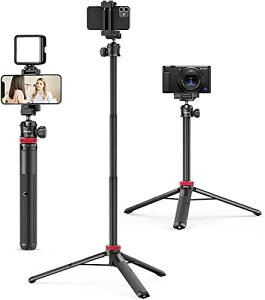 �y�|�C���g2�{�z �y�N�[�|���t�z Ulanzi MT-44 �O�r �X�}�z�O�r �J�����O�r 147cm �r�f�I�J���� ���B��_ 2in1�X�}�z�N���b�v�f�U�C��