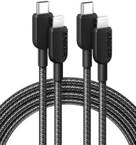 y|Cg2{z y300~N[|tz Anker 310 ϋviC USB-C & CgjO P[u MFiF iPhone 14 eΉ (1.8m 