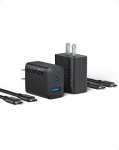 y200~N[|tz Anker Charger (20W, 2-port) with USB-C & USB-C P[u AJ[ 20W 