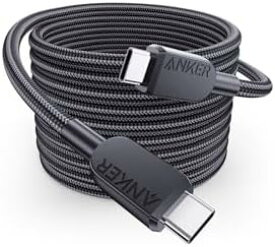 【ポイント2倍】 Anker USB-C & USB-C ケーブル アンカー (高耐久ナイロン) 3.0m ブラック 送料無料