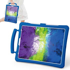エレコム iPad Pro 11インチ 2020年モデル 子供用シリコンケース アイパッド 抗菌 スタンド付 取手付 耐衝撃 ブルー 送料無料