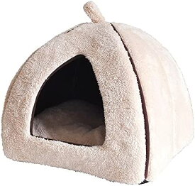 【ポイント2倍】 【クーポン付】 ペットベッド ペットハウス M アイボリー （ワンちゃん、イヌ、犬、ドッグ、ネコちゃん、猫、キャット用） 送料無料