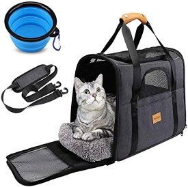 【ポイント2倍】 【クーポン付】 猫 キャリー バッグ 折りたたみ ペットキャリー バッグ 4way ショルダー 中・大型猫用・小型犬・うさぎ用 リュック 送料無料