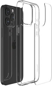 �y�|�C���g2�{�z �y�N�[�|���t�z Spigen iPhone15Pro �P�[�X �N���A ���^ �V���s�Q�� �ϏՌ� �y�� 2�d�\�� �����Y�ی� �C�菝�h�~ ���C�����X�[�d�Ή� ��������