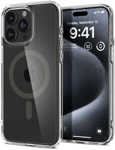 �y�|�C���g2�{�z �y�N�[�|���t�z Spigen iPhone15Pro �P�[�X MagSafe �N���A �V���s�Q�� �ϏՌ� �ČRMIL�K�i�擾 �X�g���b�v�z�[�� ���ϗ}�� ���� ��������