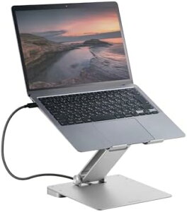 �G���R�� USB-C �n�u �h�b�L���O�X�e�[�V���� 6-in-1 �m�[�g�p�\�R���X�^���h�^ �^�u���b�g�X�^���h 16�C���`�܂őΉ� PD�Ή� 100W ���d Windows 11�A10/iPad/iPad Air/MacBook/MacBook Pro�Ή� �V���o�[ DST-W06