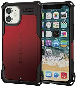 �y�|�C���g2�{�z �y�N�[�|���t�z iPhone 12 mini �P�[�X �[�d�Ή� �n�C�u���b�h ZEROSHOCK �ϏՌ� �X�^���_�[�h ���b�h PM-A20AZERORD