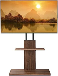 �y�|�C���g2�{�z �y�N�[�|���t�z �e���r�X�^���h �Ǌ� �n�C�^�C�v tv�X�^���h tv stand �e���r�� �Ǌ|�� 32~70�C���`�Ή� VESA/��100-600mm/�c100-400mm �ω׏d45kg 12�i�ڍ������� ���E20�x��U�� �ؖ�