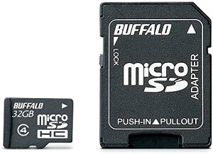 �y�|�C���g2�{�z �y200�~���N�[�|���t�z BUFFALO �h�� Class4 microSDHC SD�ϊ��A�_�v�^�[ 32GB RMSD-BS32GAB ��������