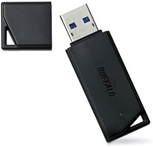�y�|�C���g2�{�z �y200�~���N�[�|���t�z BUFFALO USB3.1(Gen1)�Ή� USB�������[ �o�����[���f�� 128GB �u���b�N RUF3-K128GB-BK ��������