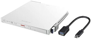 �y�|�C���g2�{�z �y1,000�~���N�[�|���t�z BUFFALO BDXL�Ή� USB3.0�p�|�[�^�u���u���[���C�h���C�u �X�����^�C�v �z���C�g BRXL-PT6U3-WHD ��������