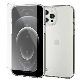 ケース・フィルムセット エレコム iPhone 12 Pro Max アイフォン ケース Qi充電対応 ハイブリッド 耐衝撃 送料無料