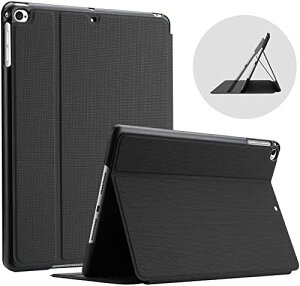 �y�|�C���g2�{�z �y�N�[�|���t�z ProCase iPad 9.7 �P�[�X 2018 2017 �A�C�p�b�h �ϏՌ� �X�^���h�@�\ ABS�f�� �ی�J�o�[ �K�p�[���FiPad ��������