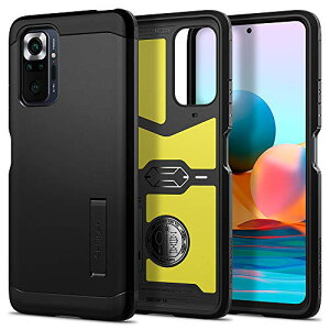 �y�|�C���g2�{�z �y200�~���N�[�|���t�z Spigen Spigen Xiaomi Redmi Note 10 Pro �P�[�X �V���s�Q�� �ϏՌ� �X�^���h�@�\ �ČRMIL�K�i�擾 �O�d�\�� �Ռ� �z�� �^�t�E�A�[�}�[ ACS02846 (�u���b�N) ��������