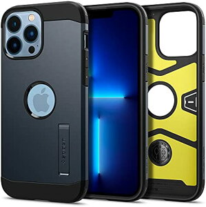 �y�|�C���g2�{�z �y300�~���N�[�|���t�z Spigen iPhone 13 Pro Max �P�[�X 3�w�\�� �X�^���h�t�� �V���s�Q�� �ČRMIL�K�i�擾 �J�����ی� ���h�~ �Ռ��z�� ���C�����X�[�d�Ή� �^�t�E�A�[�}�[ ACS03223 (