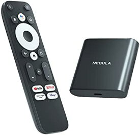 【200円引クーポン付】 Anker Nebula (ネビュラ) 4K Streaming Dongle (Android TV 10.0搭載 ストリーミングドングル)【4K UHD/Googleアシスタント対応/簡単セットアップ/Chromecast対応/Dolby Digital Plus対応 / 2GB RAM搭載 / 8GB ROM搭載