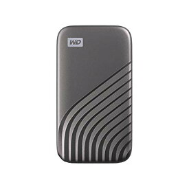 【200円引クーポン付】 SSD WD ポータブルSSD 500GB グレー USB3.2 Gen2 My Passport SSD 最大読取り1050 MB/秒 送料無料