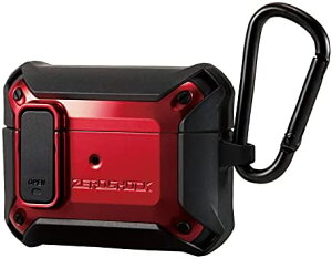 �y�|�C���g2�{�z �G���R�� AirPods Pro�Ή� ZEROSHOCKLOCK�P�[�X ���b�h AVA-AP2ZEROLRD ��������