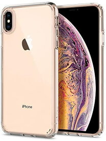 【200円引クーポン付】 Spigen iPhone XS Max ケース クリア 耐衝撃 米軍MIL規格取得 6.5インチ シュピゲン 対応 ワイヤレス充電 画面保護 レンズ保護 衝撃吸収 ウルトラ・ハイブリッド 065CS25127 (クリスタル ・クリア) 送料無料