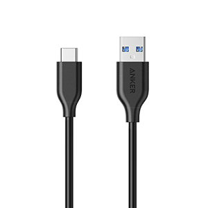 AJ[ Anker USB Type C P[u PowerLine USB-C & USB-A 3.0 P[u Xperia/Galaxy/LG/iPad Pro/MacBook ̑ Android  USB-C@Ή e[N [g ݑΖ 0.9m ubN 