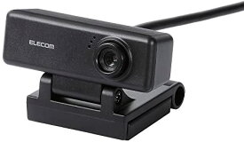 【200円引クーポン付】 エレコム WEBカメラ UCAM-C310FBBK HD 720p 30FPS 100万画素 マイク内蔵 高精細ガラスレンズ 送料無料