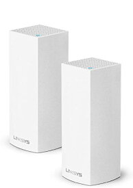 【200円引クーポン付】 LINKSYS VELOP メッシュ WiFi 無線LAN ルータートライバンド 2個パック国内正規品 送料無料