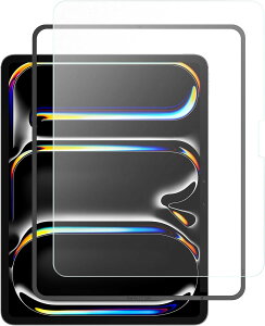 【ポイント2倍】 【200円引クーポン付】 NIMASO ガイド枠付き アンチグレア iPad Pro 11 インチ 2024用 フィルム M4 強化 ガラスフィルム サラサラ 反射低減 指紋防止 保護フイルム アイパッド プロ 1