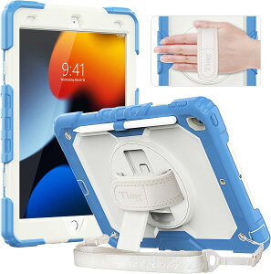 y300~N[|tz iPad 10.2 P[X ϏՌ iPad 9/8/7 P[X (2021/2020/2019^) یtBt 360x]̐܂݃X^h y[ R nhXgbvt  